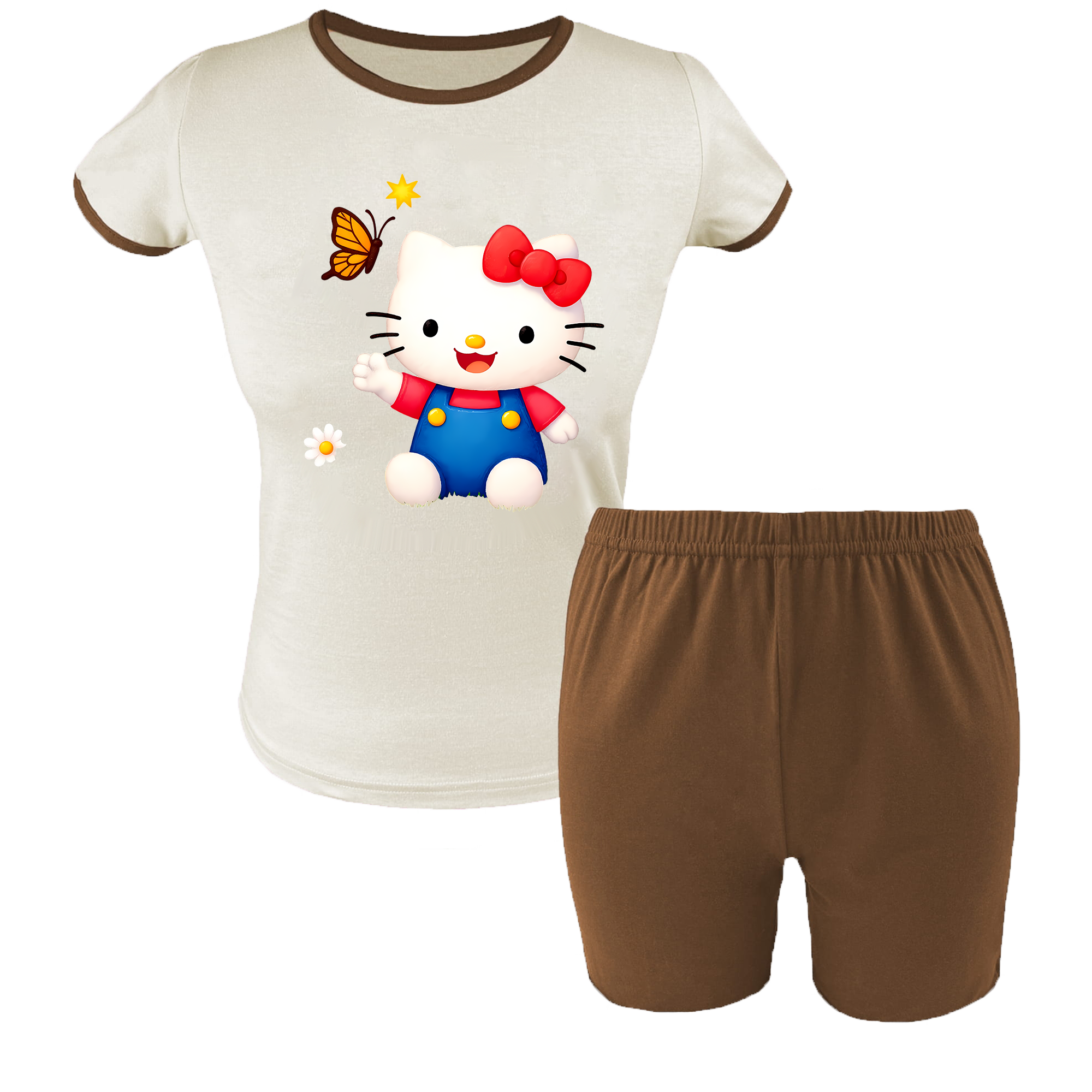 Krótka Piżama dziecięca Hello Kitty