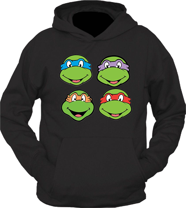 Bluza z kapturem Żółwie Ninja