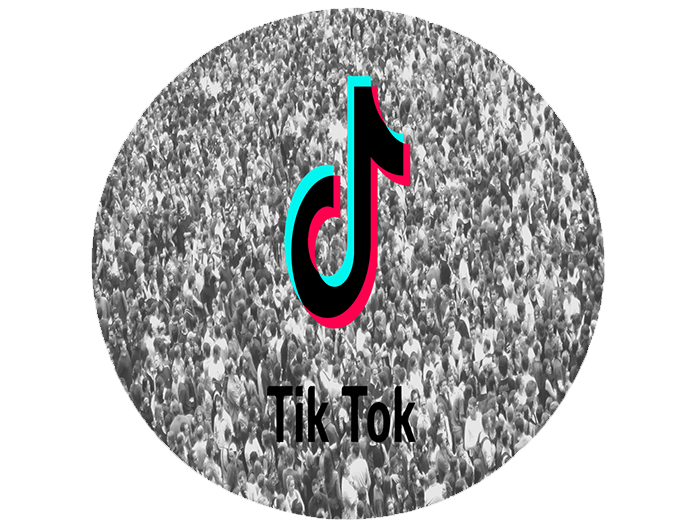 Opłatek na tort Tik Tok