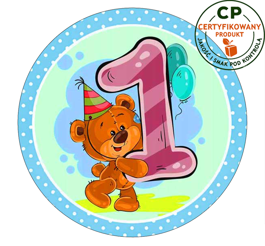 Opłatek na tort - na Roczek