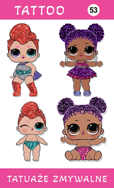 Tatuaże zmywalne LOL Suprise