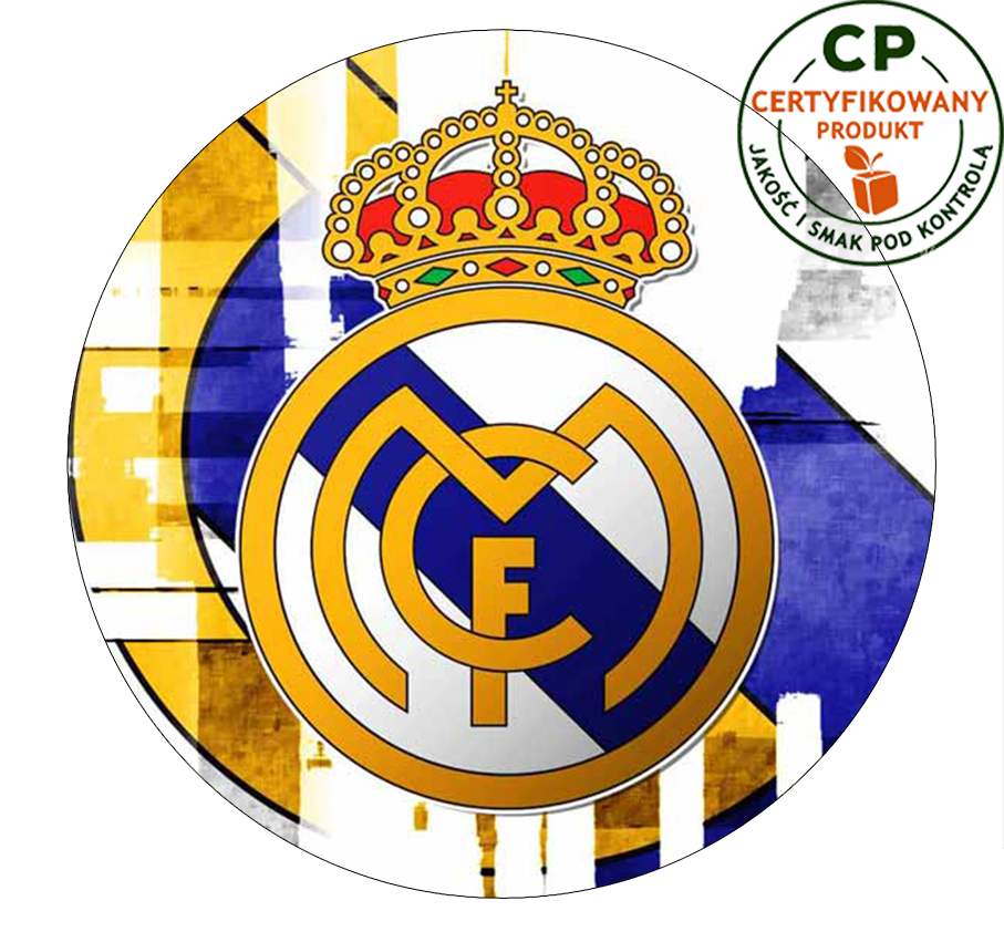 Opłatek na tort Real Madryt