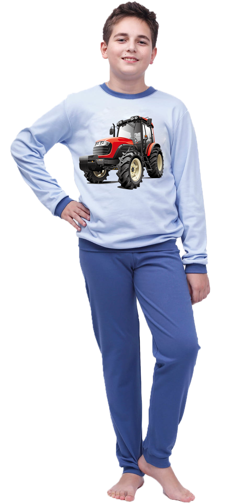 Piżama dziecięca Traktory