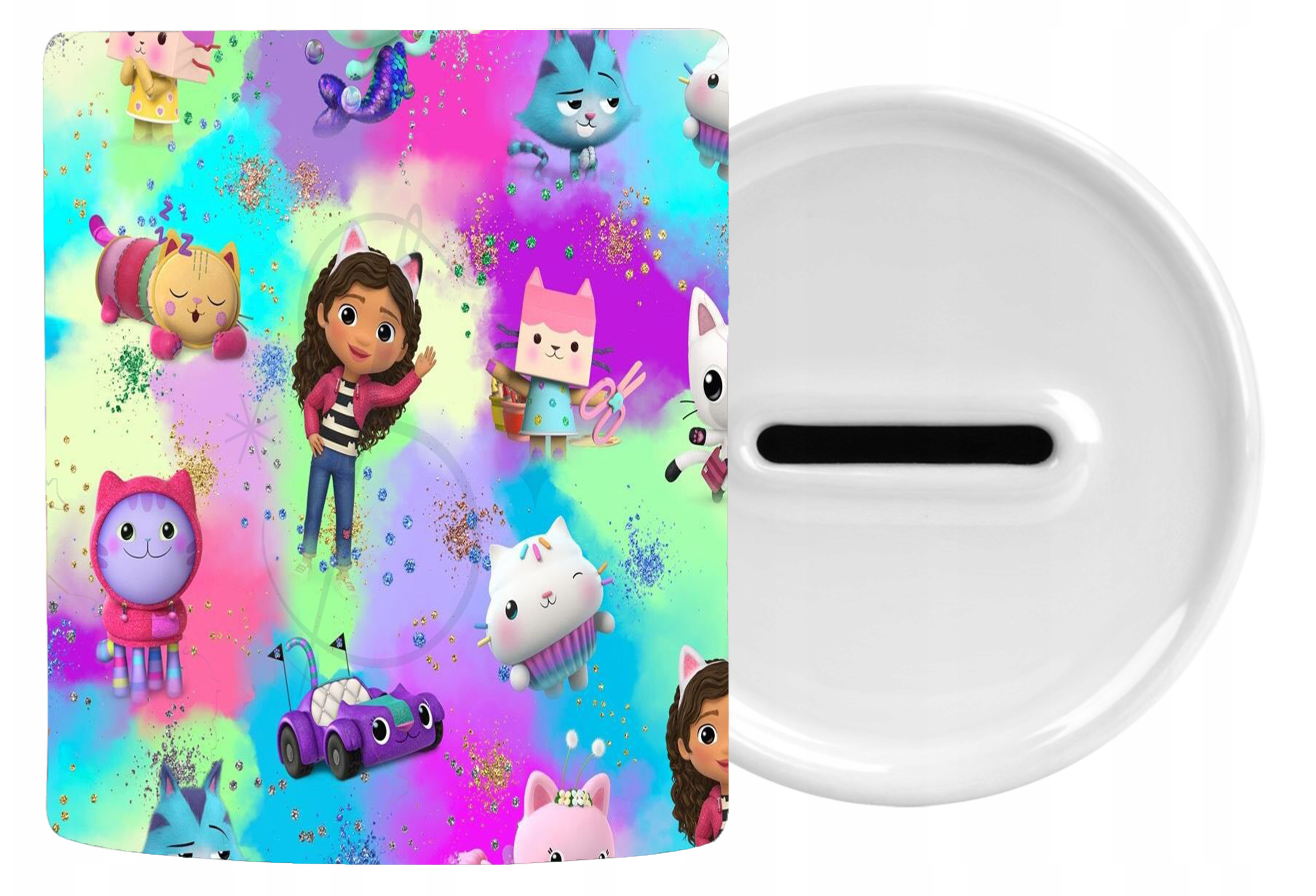 Skarbonka Ceramiczna Koci Domek Gabi