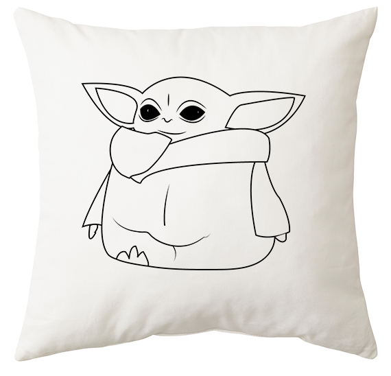 Poduszka Baby Yoda