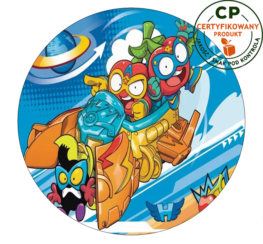 Opłatek na tort Super Things