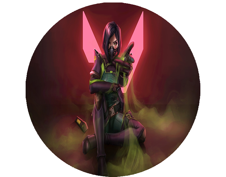 Opłatek na tort Valorant