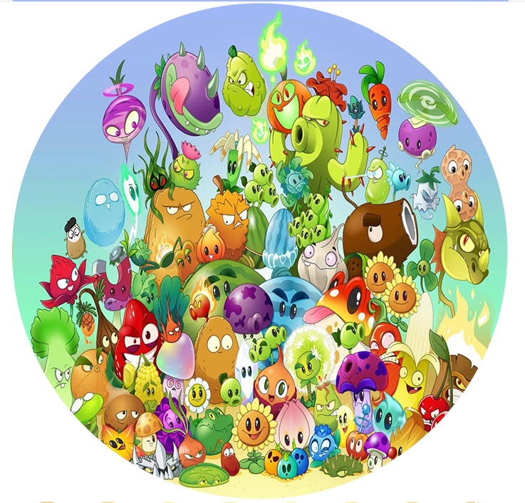 Podkładka pod myszkę Plants vs Zombie