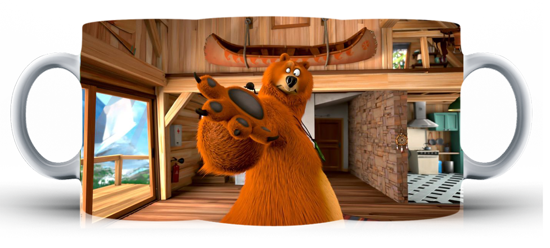 Kubek ceramiczny Grizzy i Lemingi