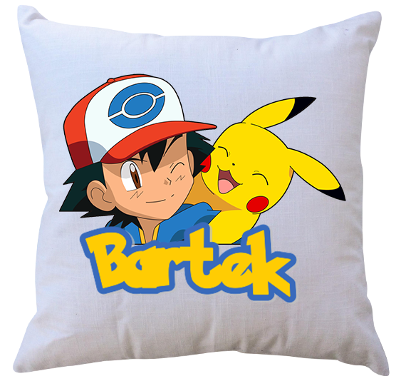 Poduszka Pokemon z imieniem
