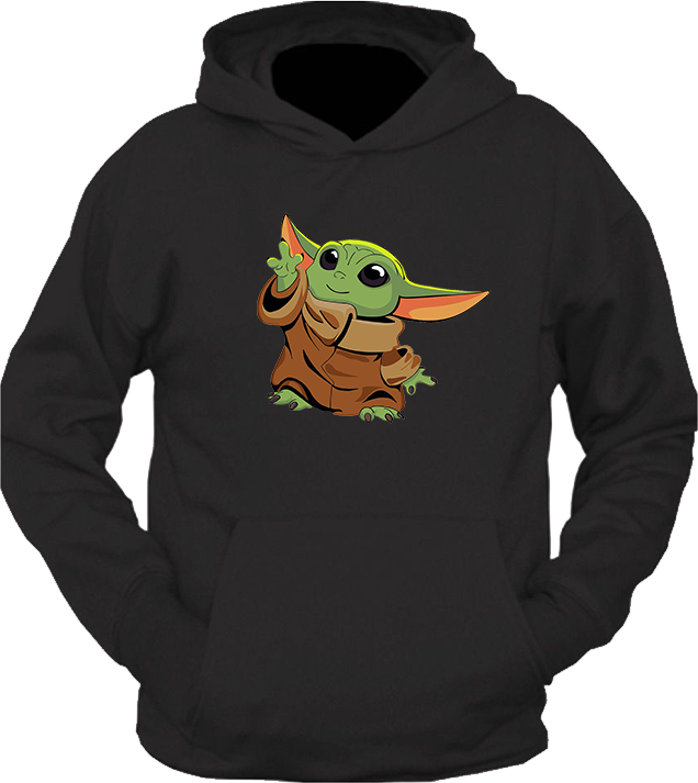 Bluza z kapturem Baby Yoda