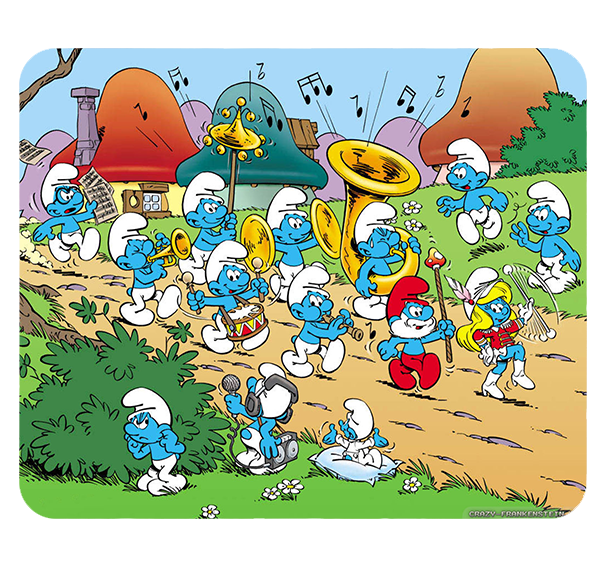 Podkładka pod myszkę Smerfy