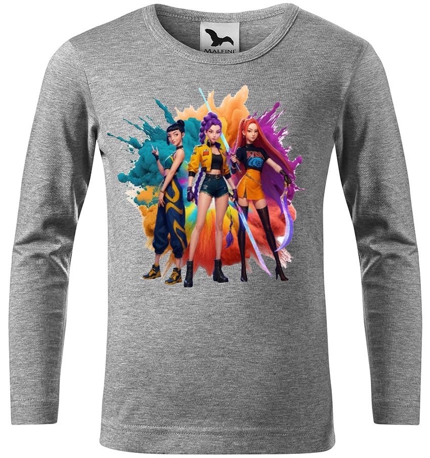 Koszulka z długim rękawem - K-Pop Demon Hunters - Łowczynie Demonów