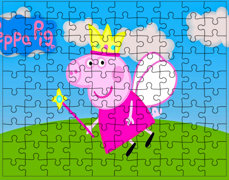 Puzzle Świnka Peppa