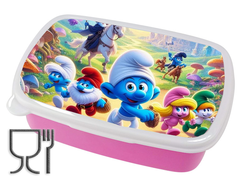 Pojemnik śniadaniowy Smerfy - Przygody