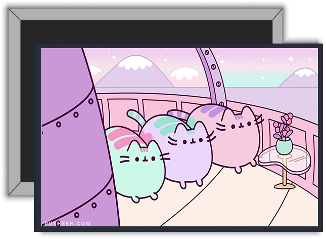 Magnes na lodówkę Pusheen