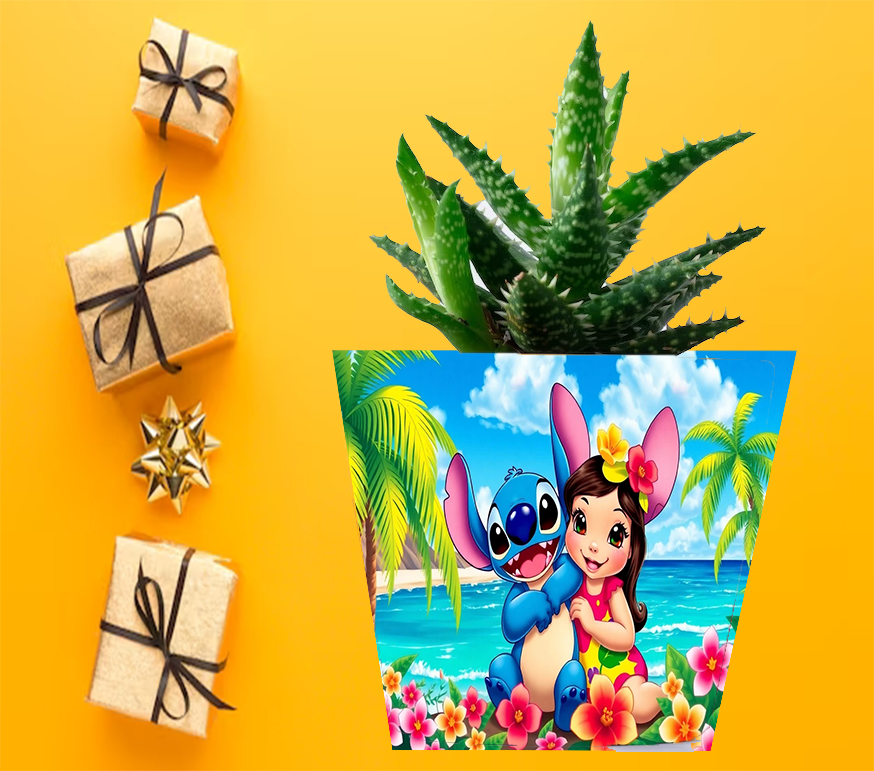 Doniczka do kwiatów/roślin - Lilo i Stich