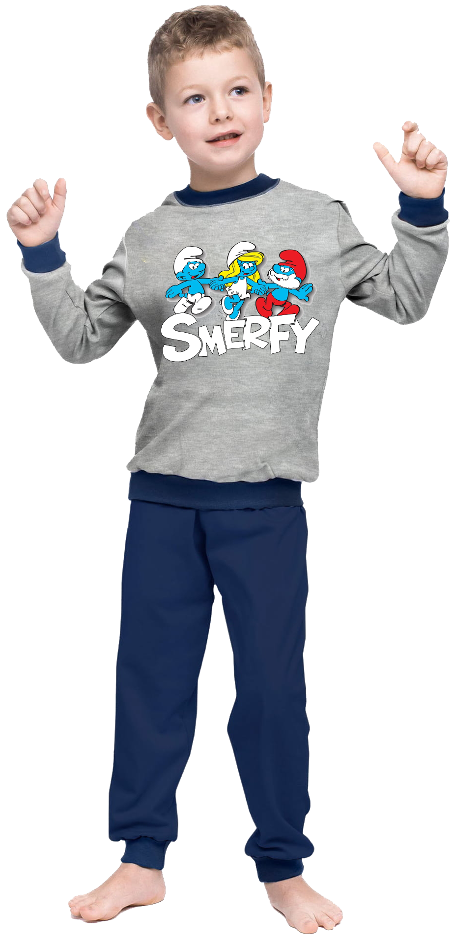 Piżama dziecięca Smerfy