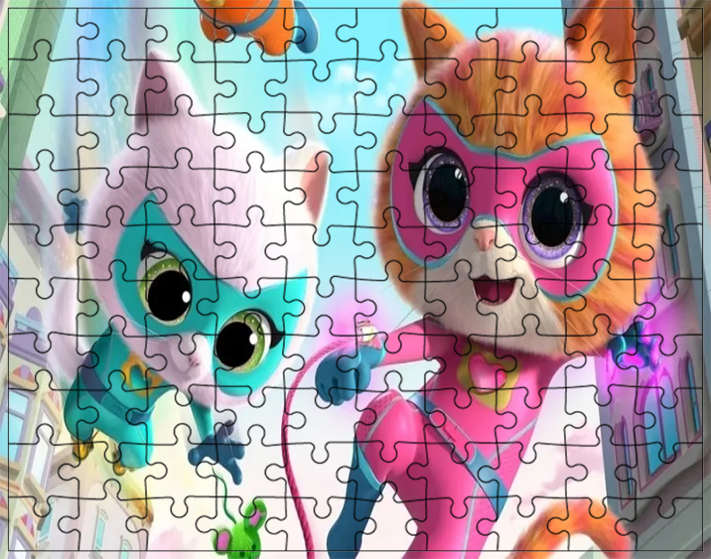 Puzzle Super Kotki