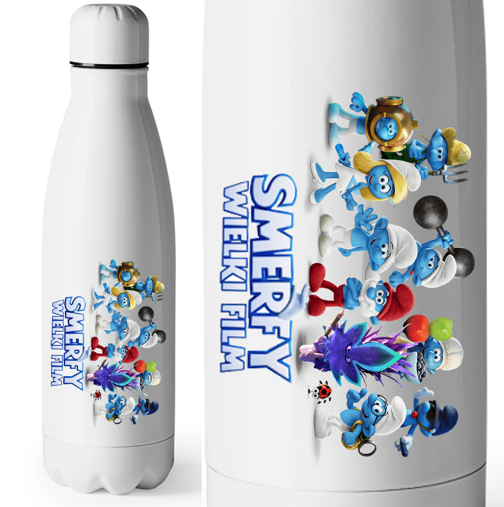 Termos - Butelka Termiczna - Smerfy