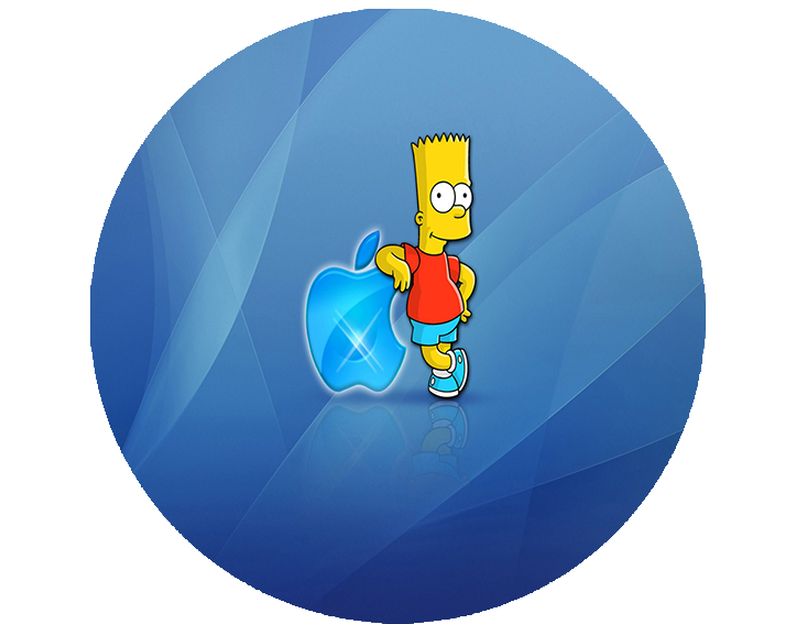 Opłatek na tort Simpsonowie