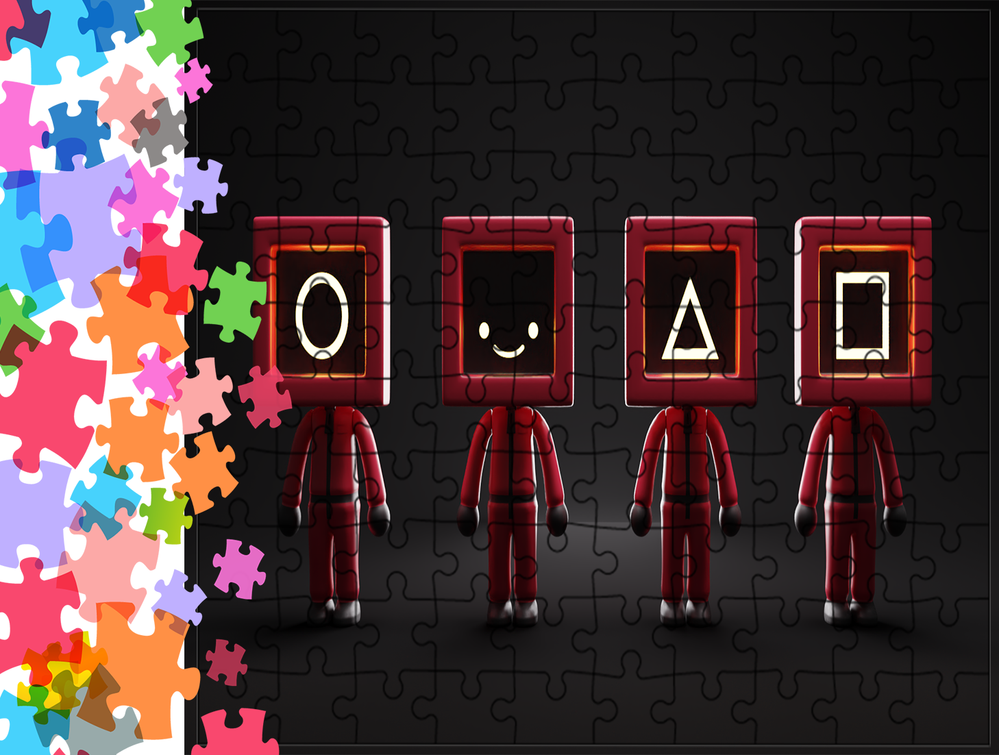 Puzzle tradycyjne - Squid Game