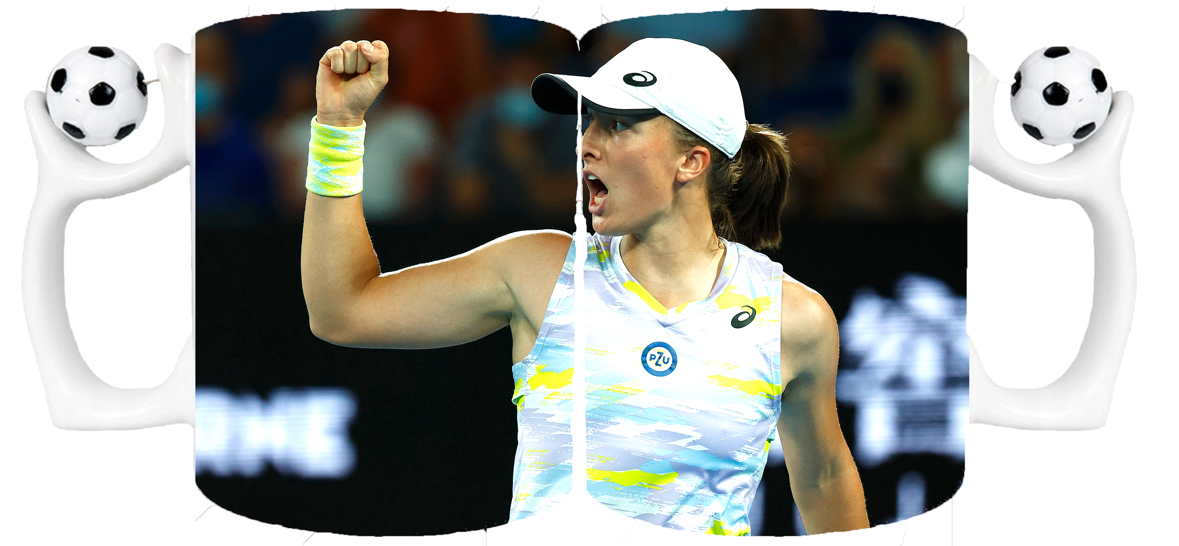 Kubek z uchwytem dla Fana Iga Świątek