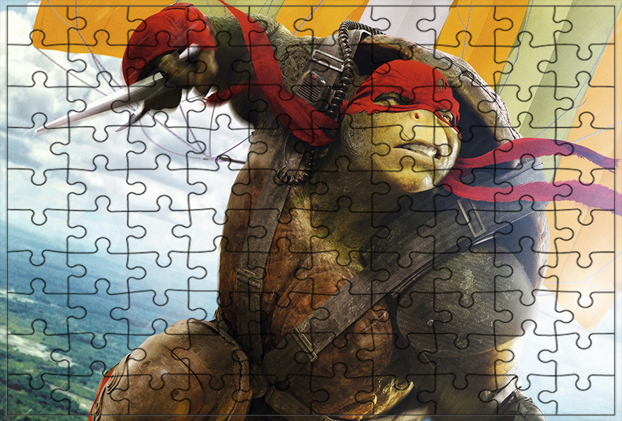 Puzzle Żółwie Ninja