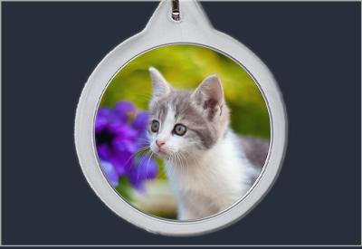 Brelok do kluczy Kotek