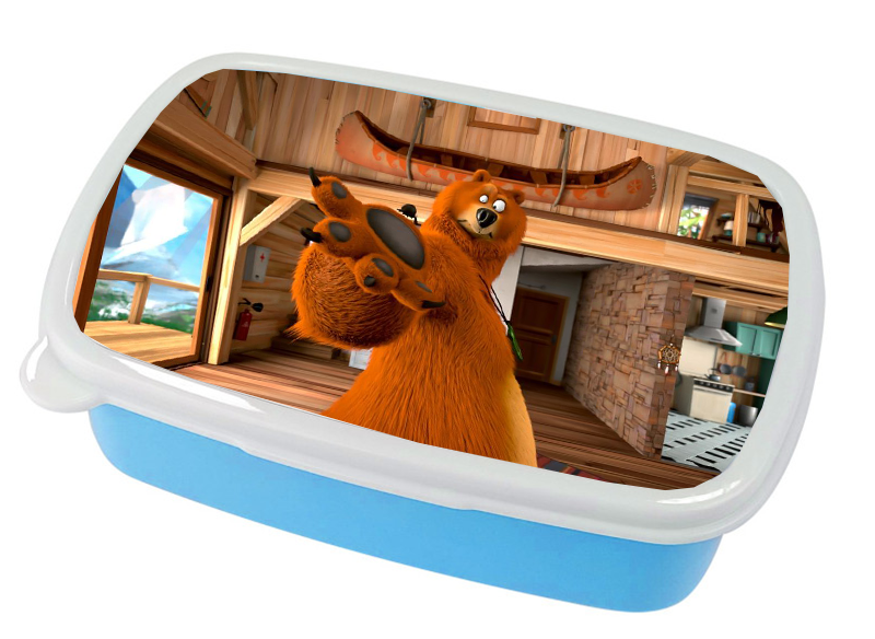 Pojemnik śniadaniowy Grizzy i Lemingi