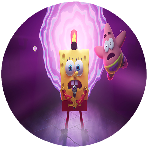 Opłatek na tort Spongebob