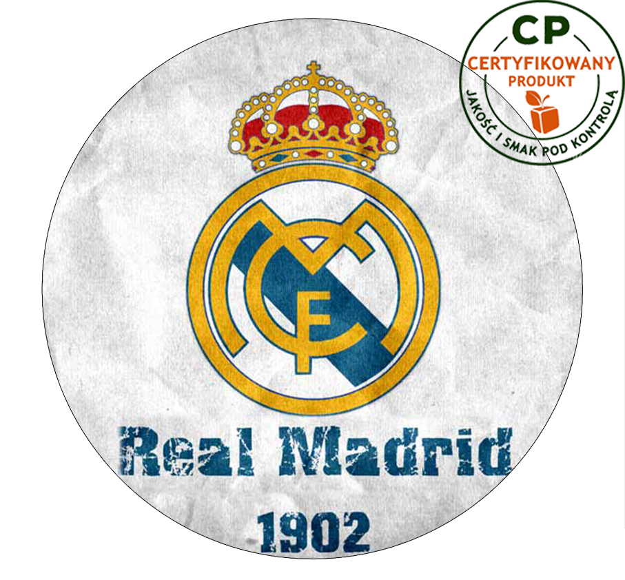 Opłatek na tort Real Madryt