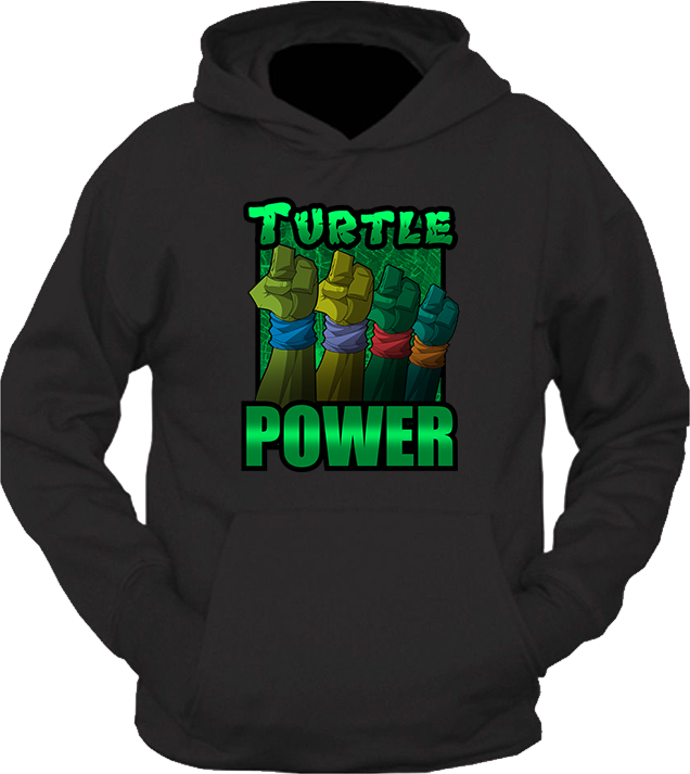 Bluza z kapturem Żółwie Ninja