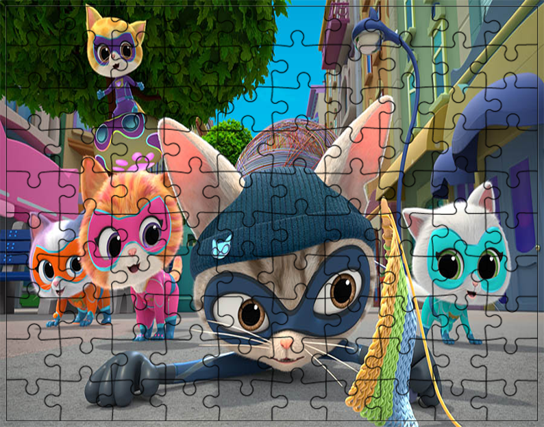 Puzzle Super Kotki