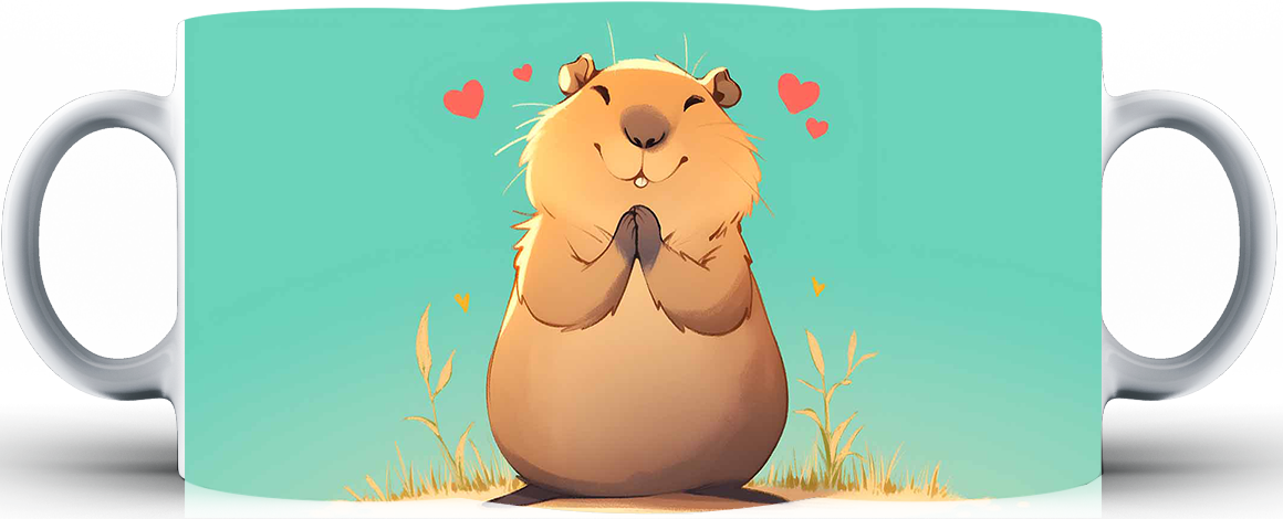 Kubek ceramiczny Kapibara