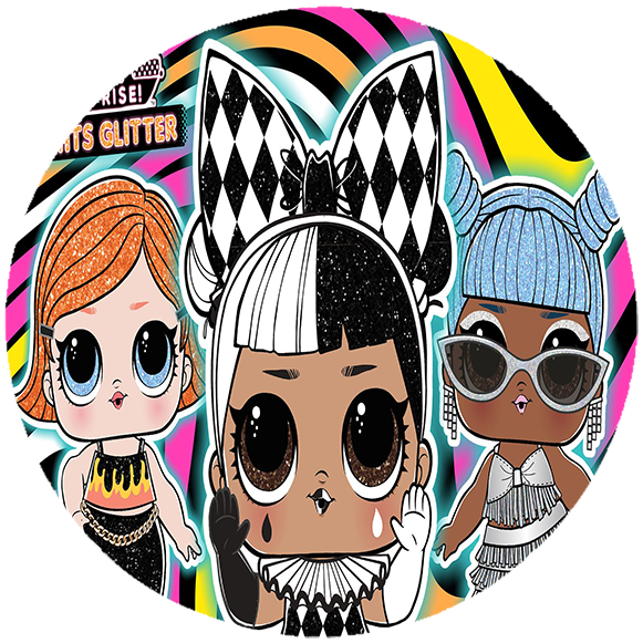 Opłatek na tort lol Suprise