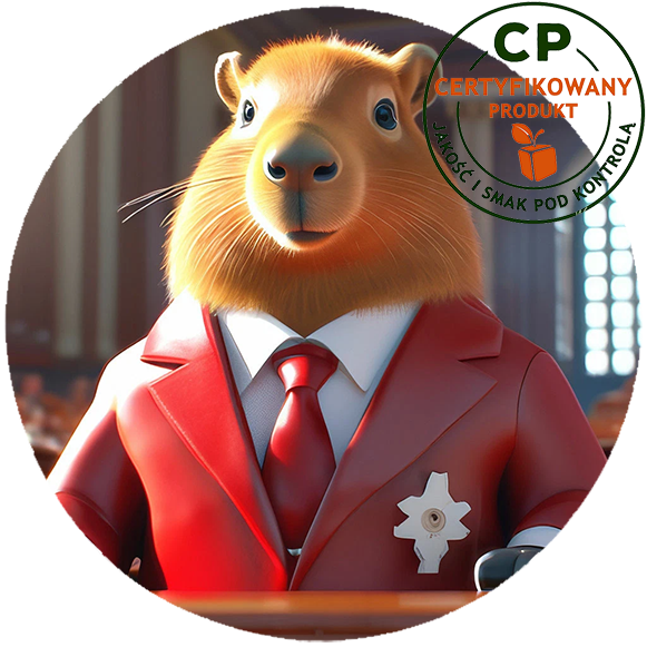 Opłatek waflowy na tort - Kapibara