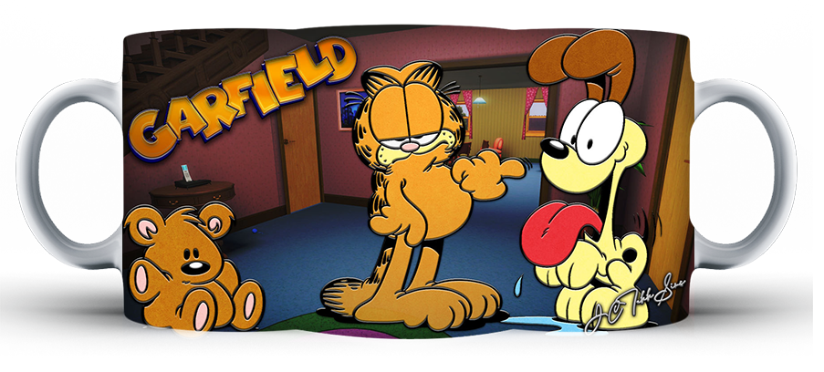 Kubek ceramiczny Garfield i Przyjaciele