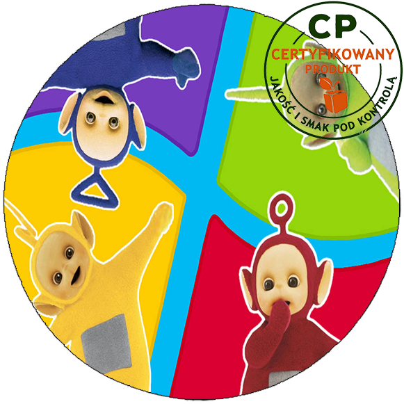 Opłatek na tort - Teletubisie