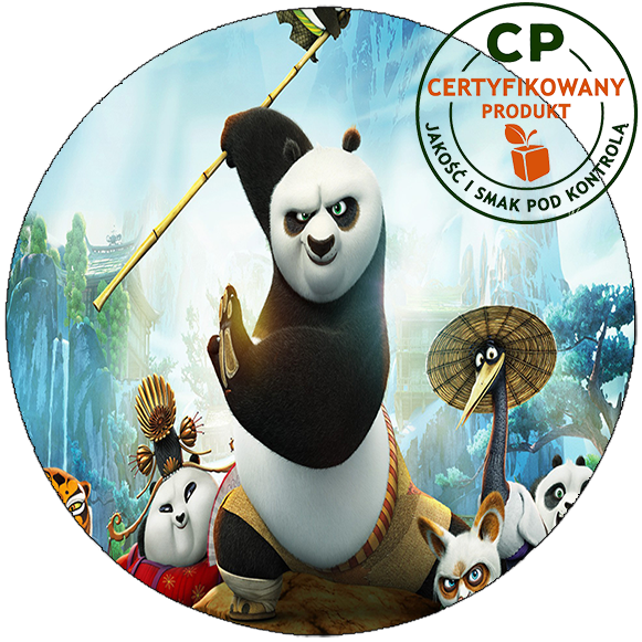 Opłatek na tort Kung fu Panda