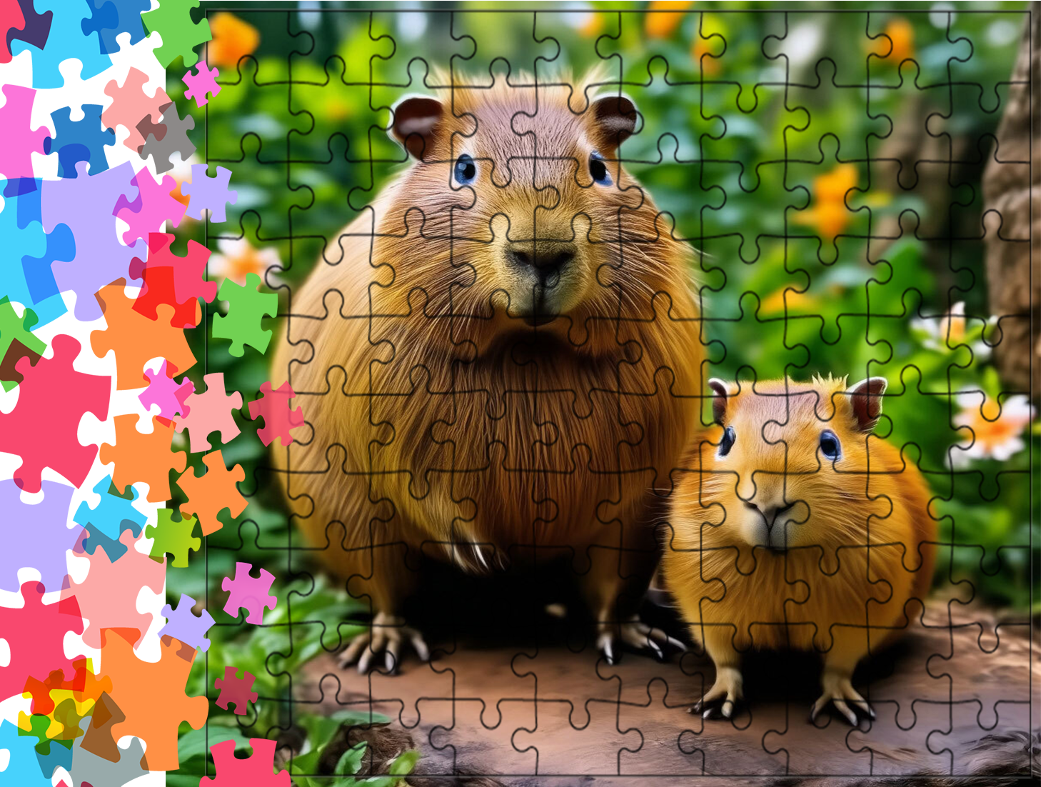 Puzzle tradycyjne - Kapibara