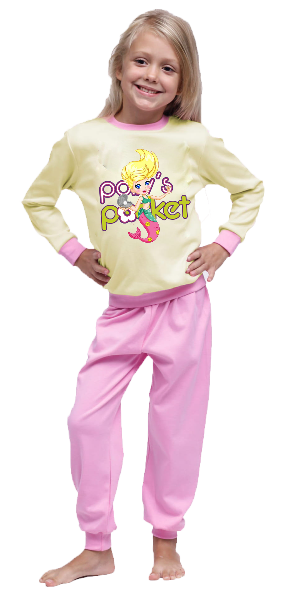 Piżama dziecięca Polly Pocket