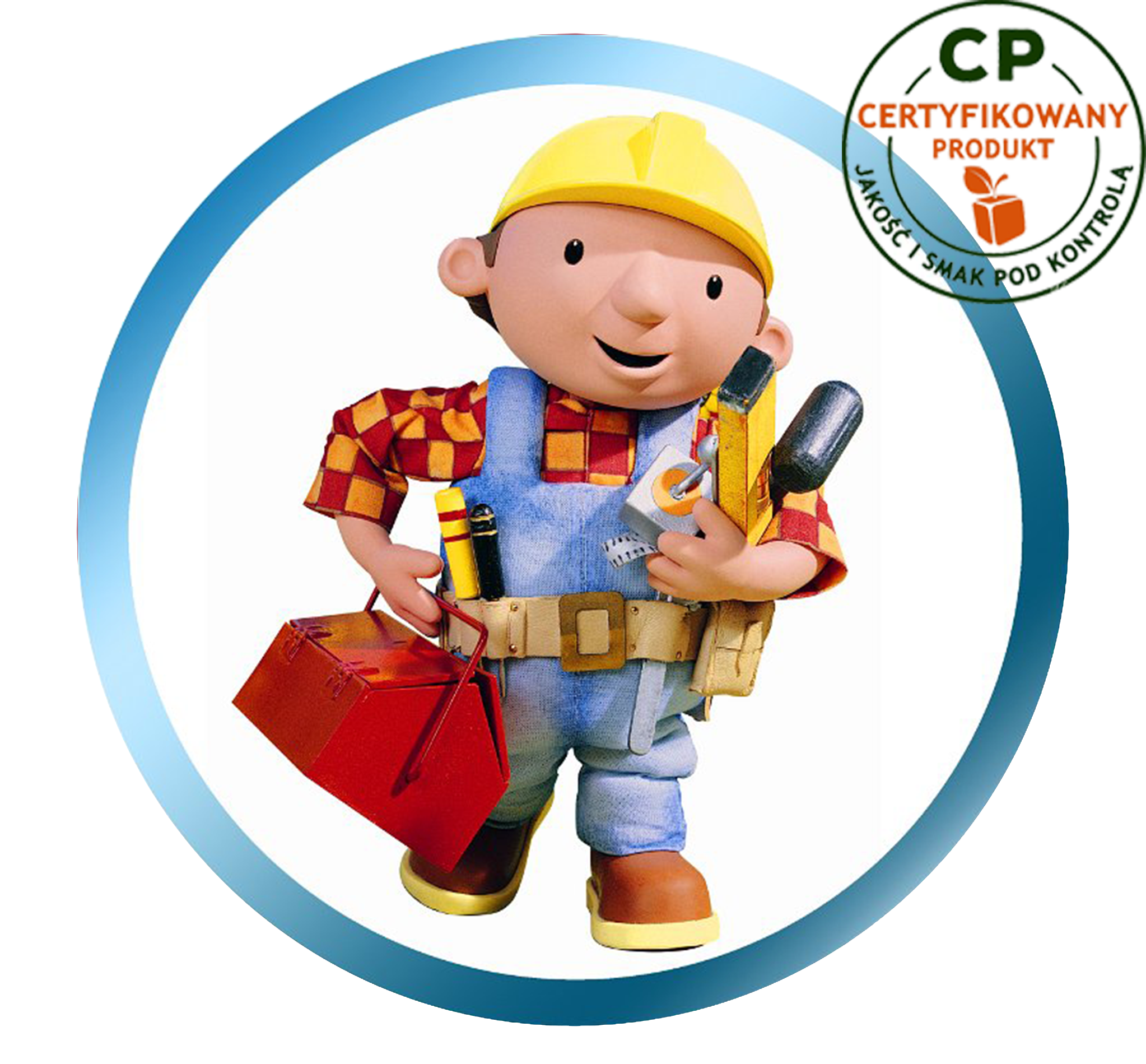 Opłatek na tort Bob Budowniczy