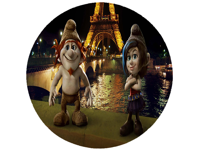 Podkładka pod myszkę Smerfy