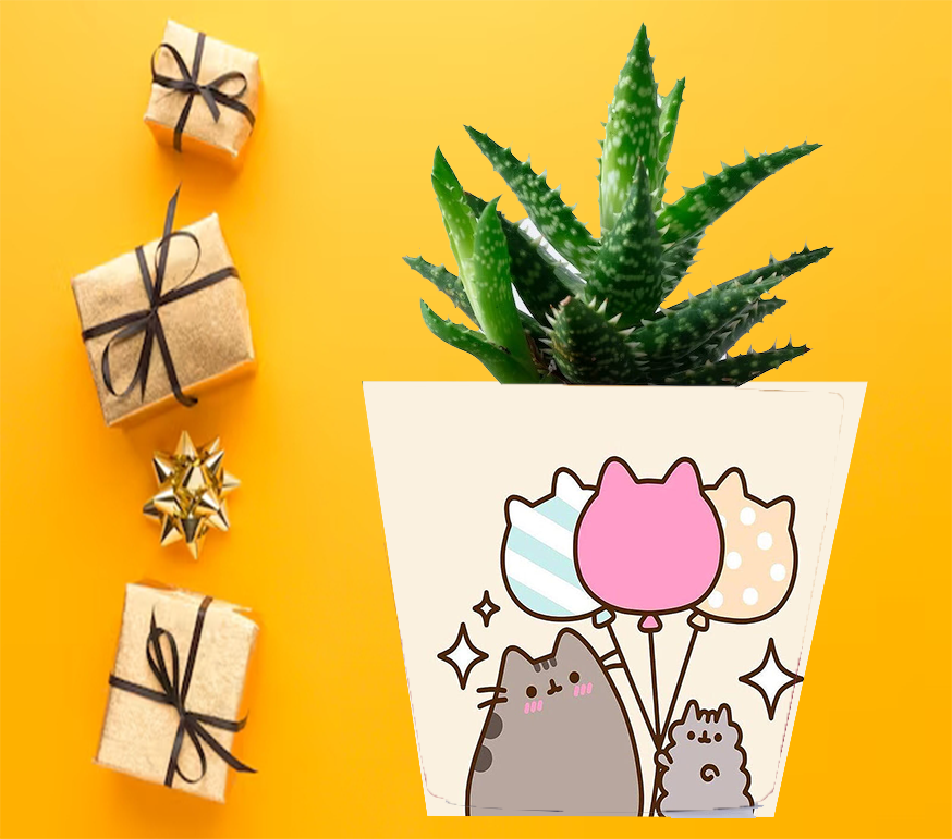 Doniczka do kwiatów/roślin - Pusheen - Kotek