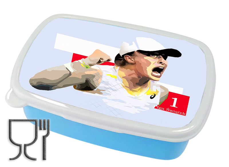 Pojemnik śniadaniowy - Lunchbox - Iga Świątek dla fana/fanki