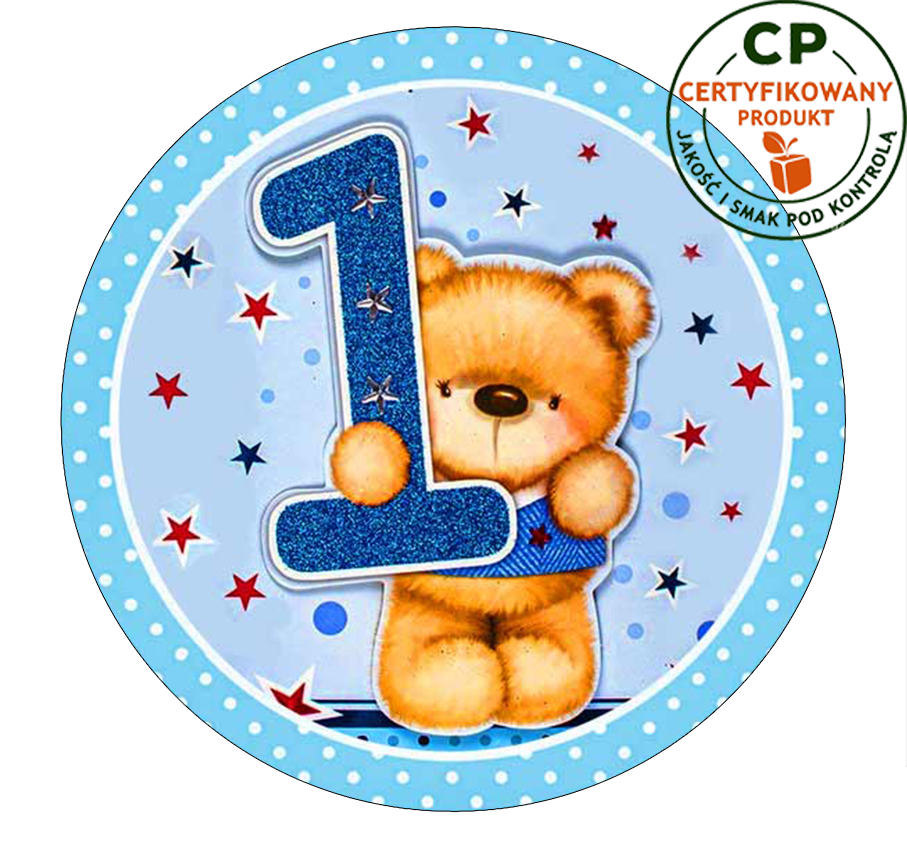 Opłatek na tort - na Roczek