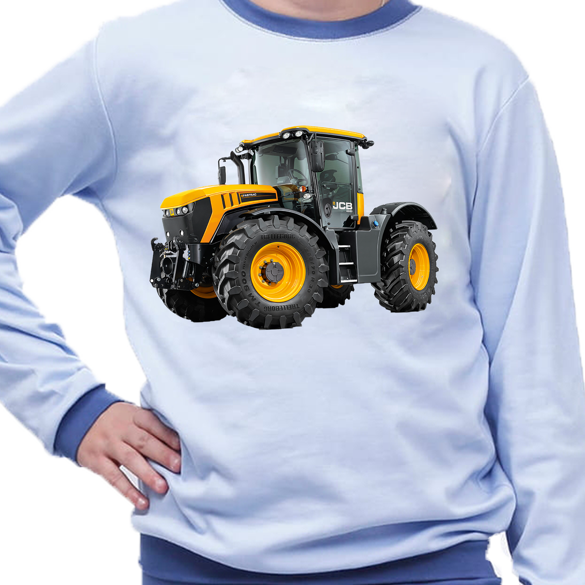 Piżama dziecięca Traktory