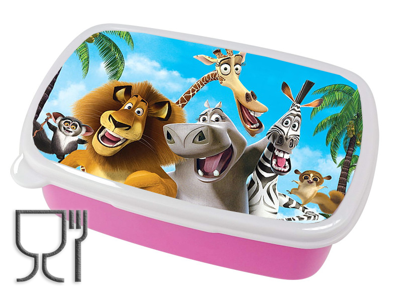 Pojemnik śniadaniowy - Lunchbox - Pingwiny z Madagaskaru