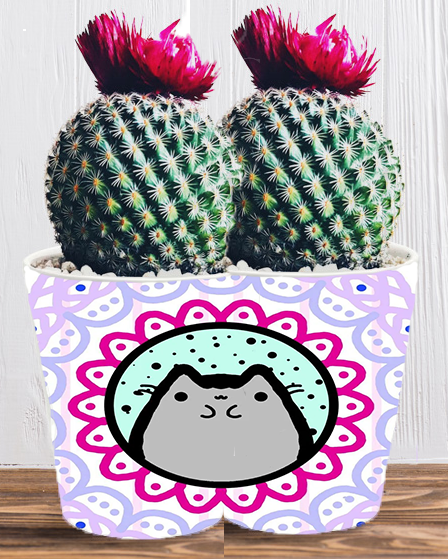 Doniczka do kwiatów/roślin - Pusheen - Kotek